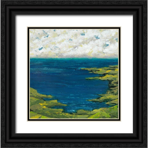 Helix Beach 2 Black Ornate Wood Framed Art Print with Double Matting by Dascher, Dennis