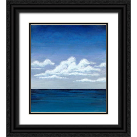 In the Clouds Black Ornate Wood Framed Art Print with Double Matting by Dascher, Dennis