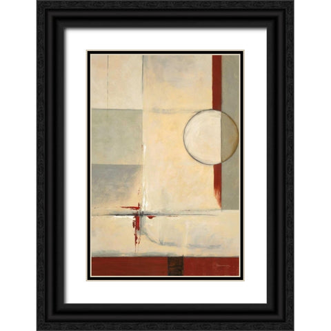 Looking Back 2 Black Ornate Wood Framed Art Print with Double Matting by Dascher, Dennis