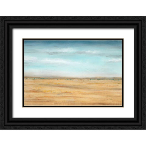 Golden Dawn 1 Black Ornate Wood Framed Art Print with Double Matting by Dascher, Dennis