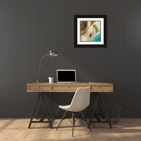 Diamond in the Rough 2 Black Ornate Wood Framed Art Print with Double Matting by Mills, Chris