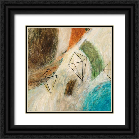 Diamond in the Rough 2 Black Ornate Wood Framed Art Print with Double Matting by Mills, Chris