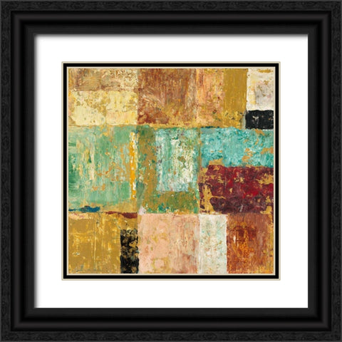 Textured Canvas 2 Black Ornate Wood Framed Art Print with Double Matting by Mills, Chris
