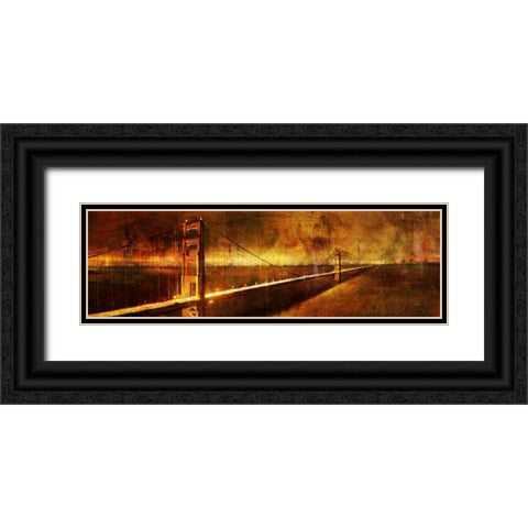 Over the Bay Black Ornate Wood Framed Art Print with Double Matting by Roko, Ken