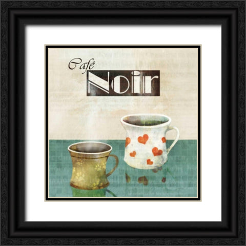 Black Coffee Break Black Ornate Wood Framed Art Print with Double Matting by Roko, Ken
