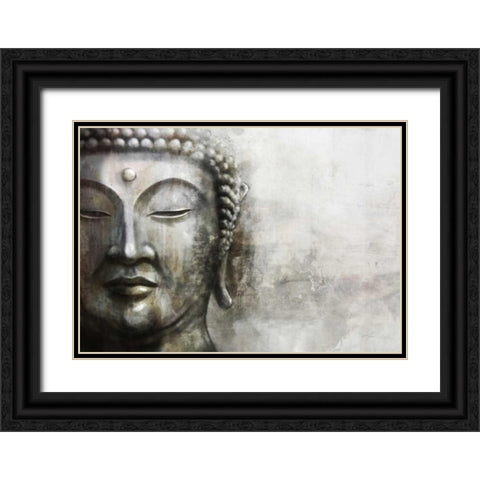 Peaceful Mind 1 Black Ornate Wood Framed Art Print with Double Matting by Roko, Ken