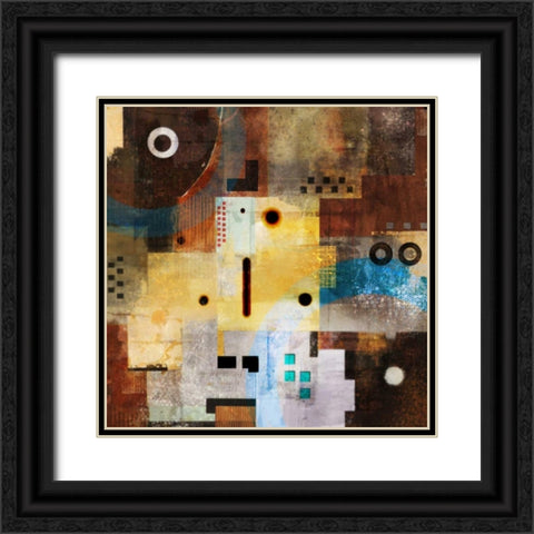Village Story 2 Black Ornate Wood Framed Art Print with Double Matting by Roko, Ken