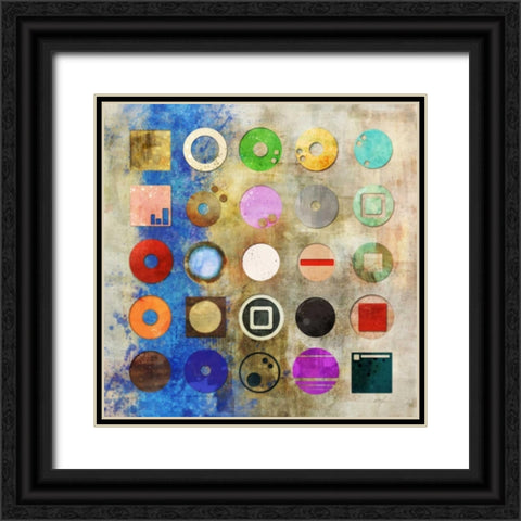 Cognition 1  Black Ornate Wood Framed Art Print with Double Matting by Roko, Ken