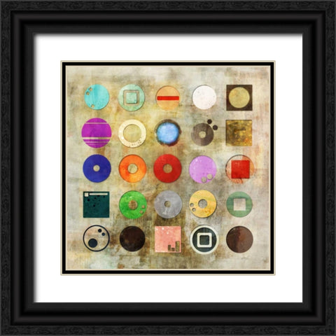 Cognition 2 Black Ornate Wood Framed Art Print with Double Matting by Roko, Ken