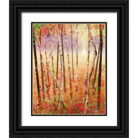 Golden Meadows 2 Black Ornate Wood Framed Art Print with Double Matting by Roko, Ken