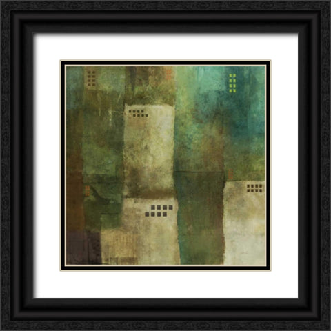 Verdant Harmony 1 Black Ornate Wood Framed Art Print with Double Matting by Roko, Ken