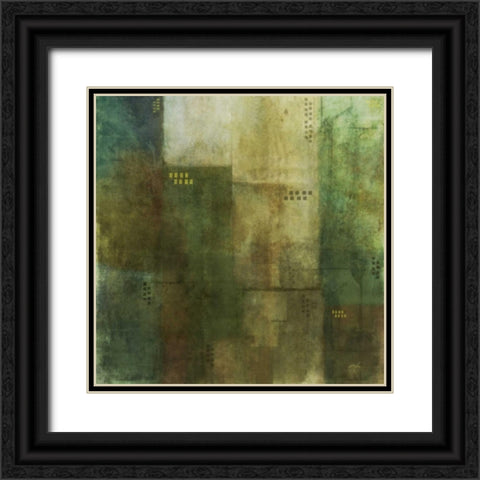 Verdant Harmony 2 Black Ornate Wood Framed Art Print with Double Matting by Roko, Ken