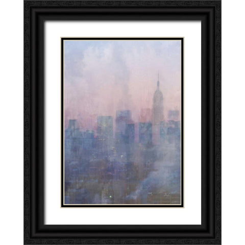 City Blues 2 Black Ornate Wood Framed Art Print with Double Matting by Roko, Ken