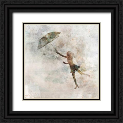 Rain Dance 2 Black Ornate Wood Framed Art Print with Double Matting by Roko, Ken