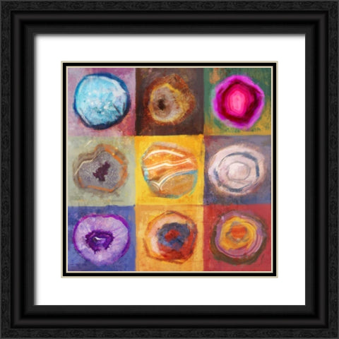 Side By Side 1 Black Ornate Wood Framed Art Print with Double Matting by Roko, Ken