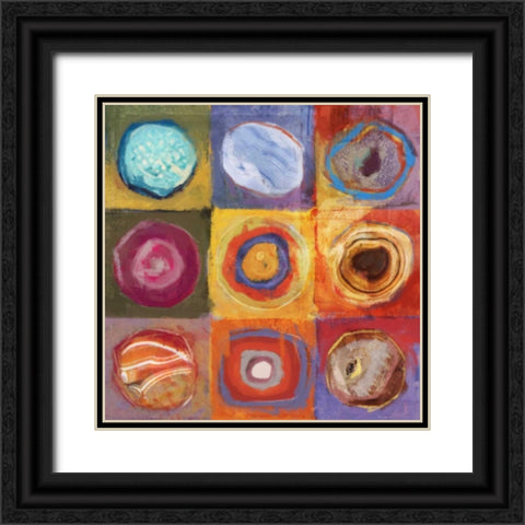 Side By Side 2 Black Ornate Wood Framed Art Print with Double Matting by Roko, Ken