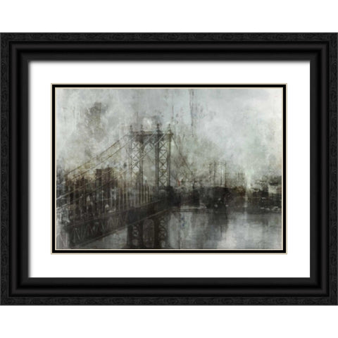 Industrial Mood Black Ornate Wood Framed Art Print with Double Matting by Roko, Ken