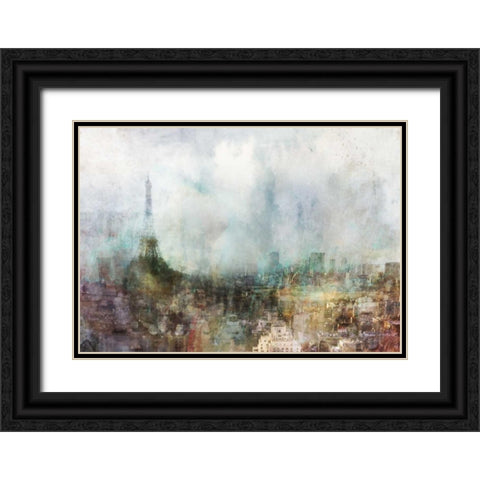 Our Paris Black Ornate Wood Framed Art Print with Double Matting by Roko, Ken