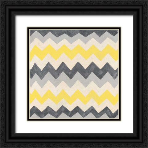 Exotic Textile 2 Black Ornate Wood Framed Art Print with Double Matting by Grijalva, Tom