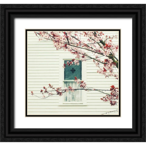 Storybook Window Black Ornate Wood Framed Art Print with Double Matting by Dvorak, Vicki