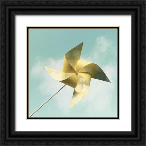 Lemon Twirl Blue Sky Black Ornate Wood Framed Art Print with Double Matting by Dvorak, Vicki