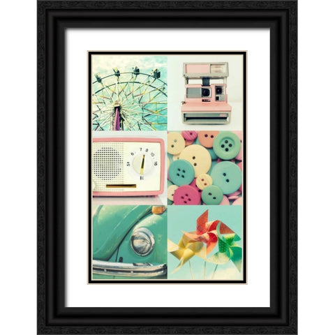 Sweet Memories Black Ornate Wood Framed Art Print with Double Matting by Dvorak, Vicki