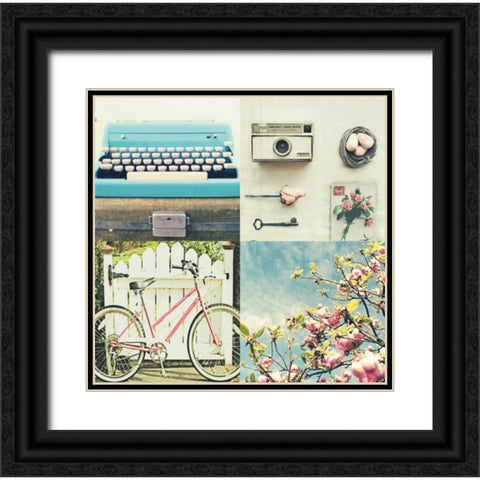 Summer Memories Black Ornate Wood Framed Art Print with Double Matting by Dvorak, Vicki