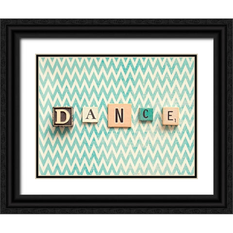 Dance Black Ornate Wood Framed Art Print with Double Matting by Dvorak, Vicki