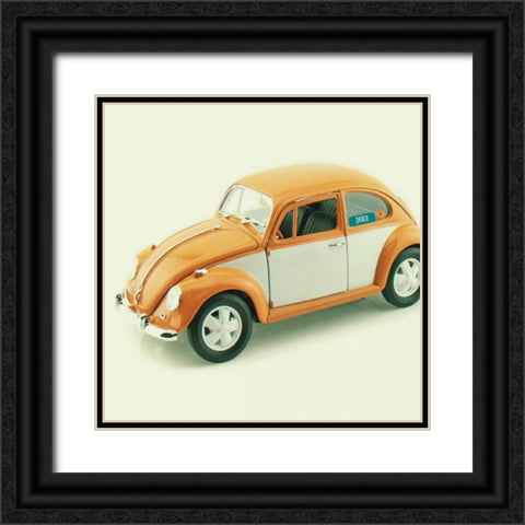 Orange Bug Black Ornate Wood Framed Art Print with Double Matting by Dvorak, Vicki