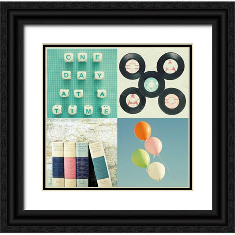 One Day Black Ornate Wood Framed Art Print with Double Matting by Dvorak, Vicki