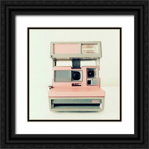 Pink Cam Black Ornate Wood Framed Art Print with Double Matting by Dvorak, Vicki