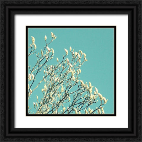 New Growth Black Ornate Wood Framed Art Print with Double Matting by Dvorak, Vicki