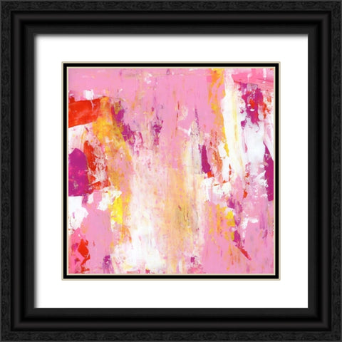 Garden Abstraction 3 Black Ornate Wood Framed Art Print with Double Matting by Buddenhaugen, Sophia
