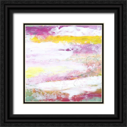 Garden Abstraction 4 Black Ornate Wood Framed Art Print with Double Matting by Buddenhaugen, Sophia