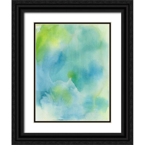 Garden Abstraction 10 Black Ornate Wood Framed Art Print with Double Matting by Buddenhaugen, Sophia