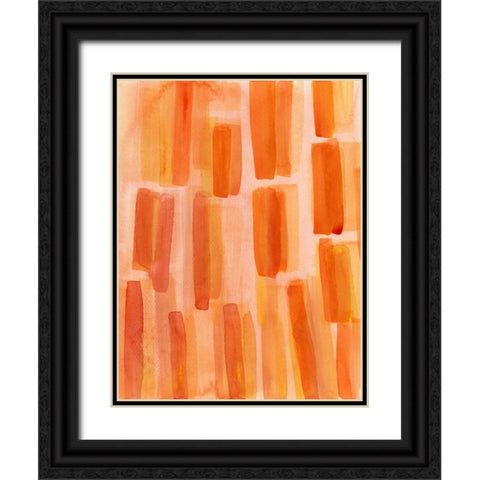 Garden Abstraction 12 Black Ornate Wood Framed Art Print with Double Matting by Buddenhaugen, Sophia