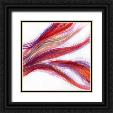 Garden Abstraction 22 Black Ornate Wood Framed Art Print with Double Matting by Buddenhaugen, Sophia