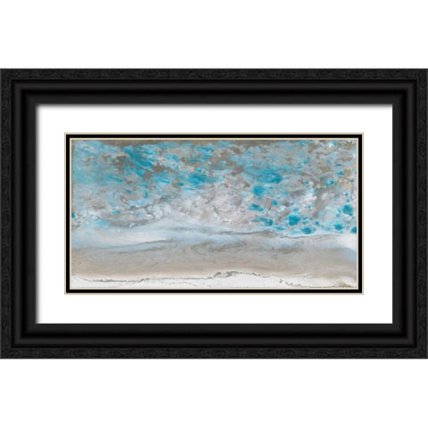 Low Tide Black Ornate Wood Framed Art Print with Double Matting by Bering, Blakely