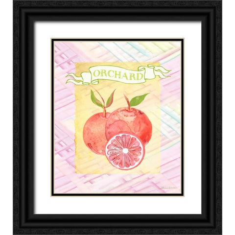Citrus Orchard 2 Black Ornate Wood Framed Art Print with Double Matting by Haberier, Patricia