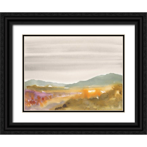 Mountain Haze Black Ornate Wood Framed Art Print with Double Matting by Swartz, Megan