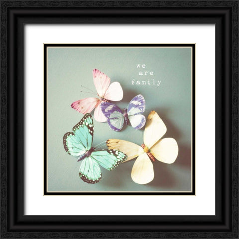 We Are Family Black Ornate Wood Framed Art Print with Double Matting by Susannah Tucker Photography