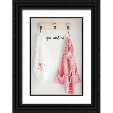You and Me Black Ornate Wood Framed Art Print with Double Matting by Susannah Tucker Photography