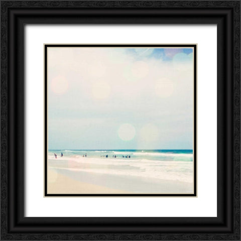 Sun Speckled Beach Black Ornate Wood Framed Art Print with Double Matting by Susannah Tucker Photography