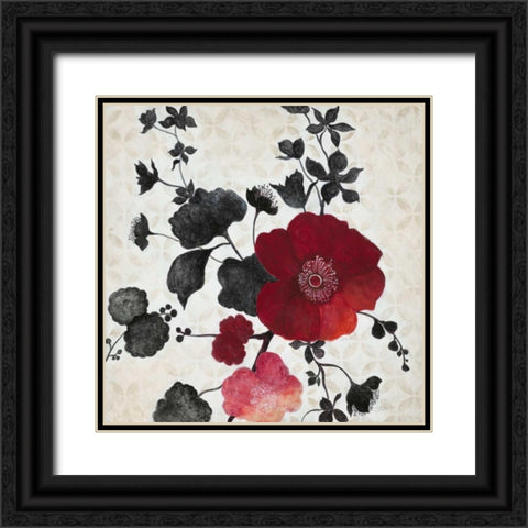 Studio Pop 1 Black Ornate Wood Framed Art Print with Double Matting by Studio M