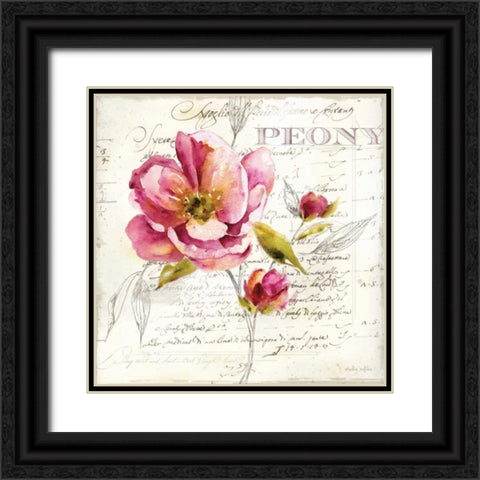 Memory Sketch 2 Black Ornate Wood Framed Art Print with Double Matting by Studio Rofino