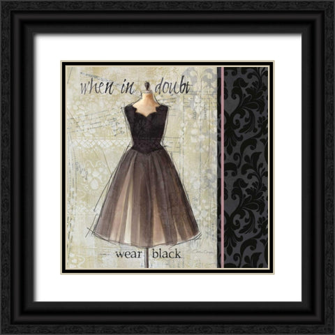 Le Style Chic 2 Black Ornate Wood Framed Art Print with Double Matting by Cooper, Carlie