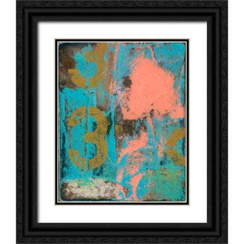 Urban Collage 33 Black Ornate Wood Framed Art Print with Double Matting by Fainelli, Deanna