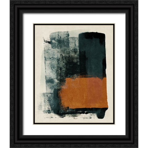 Natural Organic 3 Black Ornate Wood Framed Art Print with Double Matting by Tabby, Oliver