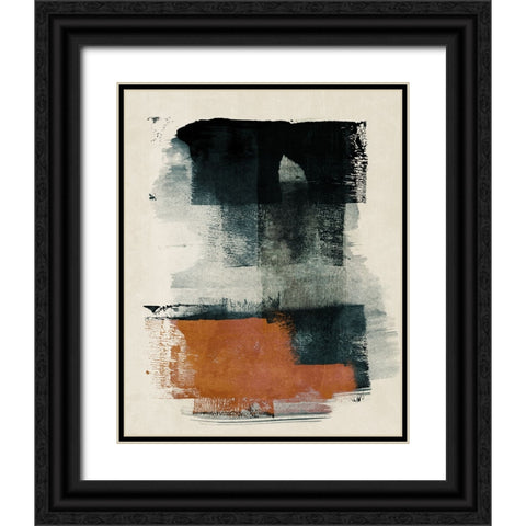 Natural Organic 4 Black Ornate Wood Framed Art Print with Double Matting by Tabby, Oliver