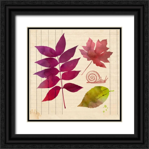 Archive Interpretations 1 Black Ornate Wood Framed Art Print with Double Matting by Z Studio